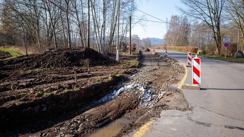 Cyklostezka do areálu Kristýna, foto: Roman Sedláček/www.hradek.cz
